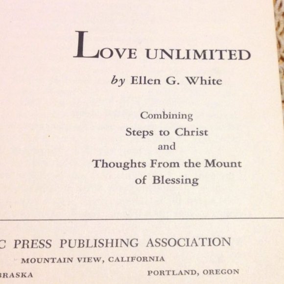 Seventh Day Adventist - Love Unlimited by Ellen G. White - Picture 13 of 14